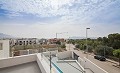 Preciosa villa de nueva construcción de 3 dormitorios y 2 baños con piscina en Polop de la Marina in Daft on Spain 
