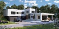Modern new build villa with plot and pool in Daft on Spain 