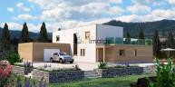 Modern new build villa with plot and pool in Daft on Spain 