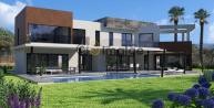 Modern new build villa with plot and pool in Daft on Spain 