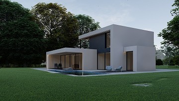 Preciosa villa de nueva construcción de 4 dormitorios y 2 baños en Pinoso