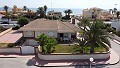 Prachtige vrijstaande villa met 4 slaapkamers en 3 badkamers aan zee in La Manga Del Mar Menor in Daft on Spain 