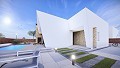 Contemporary 3 bed villas with swimming pool, large solarium and parking in Daft on Spain 