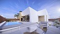Contemporary 3 bed villas with swimming pool, large solarium and parking in Daft on Spain 