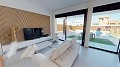 Contemporary 3 bed villas with swimming pool, large solarium and parking in Daft on Spain 