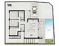 Contemporary 3 bed villas with swimming pool, large solarium and parking in Daft on Spain 