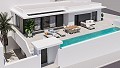 Moderne villa 4 of 5 bedden met onderbouw, zwembad en garage in Daft on Spain 