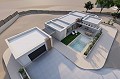 Beautiful 3 bedroom modern house project with swimming pool in fortuna in Daft on Spain 
