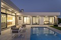 Modern Independent villas with private pool,3 bedrooms,2 bathrooms on 550 m2 plot in Daft on Spain 
