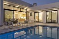 Modern Independent villas with private pool,3 bedrooms,2 bathrooms on 550 m2 plot in Daft on Spain 