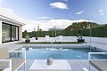 Modern Independent villas with private pool,3 bedrooms,2 bathrooms on 550 m2 plot in Daft on Spain 